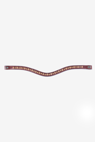 Browband E-Logo Gold