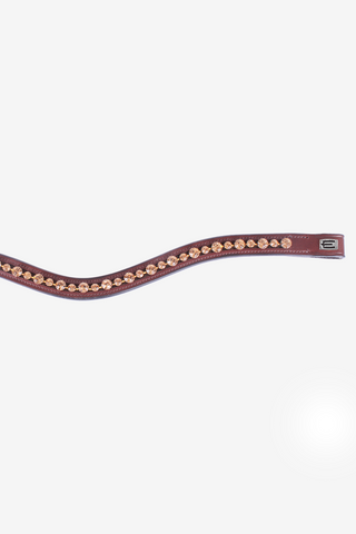Browband E-Logo Gold