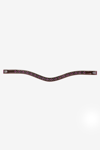 Frontriem E-Logo Paars/Zwart