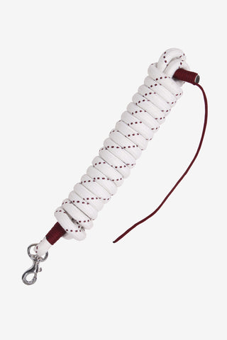 Lead Rope 4.20m White/Burgundy 14mm