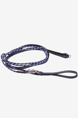 Luxury leren glijdtouw Zwart
