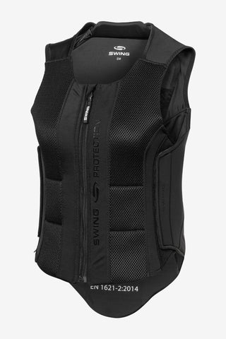 SWING p24 Pro Rugbeschermer Kinderen Zwart