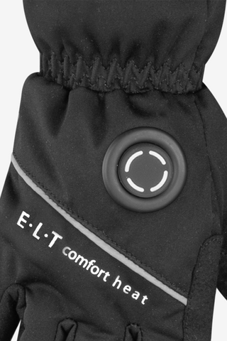 Comfort verwarmde handschoenen Zwart