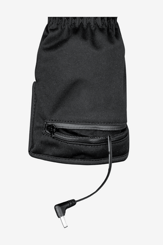 Comfort verwarmde handschoenen Zwart