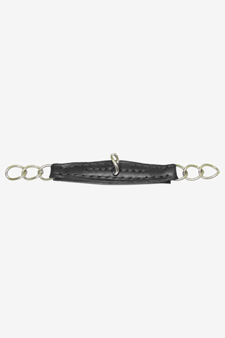 Bombers Kinnkette Leder Schwarz