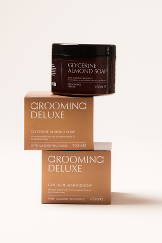 Glycerin Lädertvål Mandel 450ml