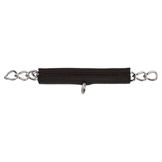 Curb Chain Guard Leather Brown