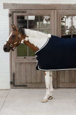 Couverture polaire Plaited Rope Navy