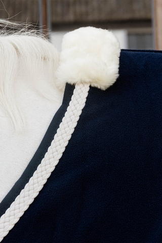 Couverture polaire Plaited Rope Navy