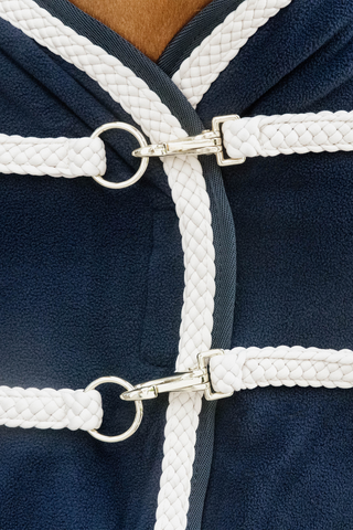 Couverture polaire Plaited Rope Navy