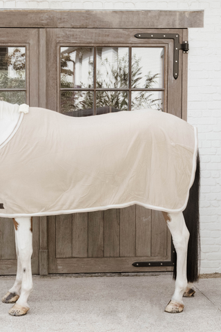 Fleece Deken Plaited Rope Beige