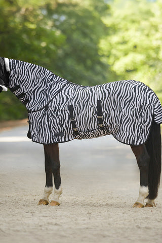 Zebra Fluedækken Sort/Hvid