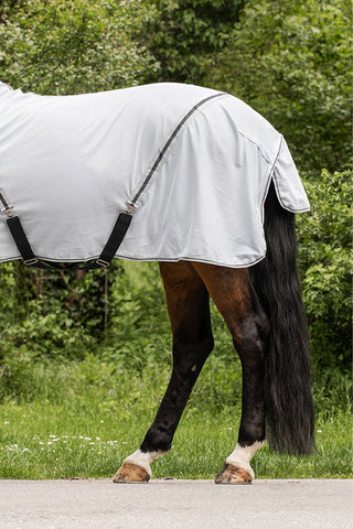 PROTECT Fliegendecke Abnehmbarer Hals Silber/Grau