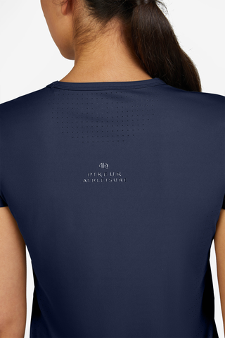Athleisure Funktion T-shirt Navy