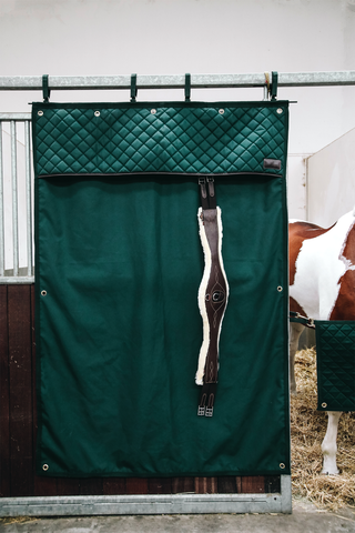 Waterproof Stable Curtain Green