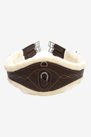 Sangle Anatomique en Peau de Mouton Synthétique Marron