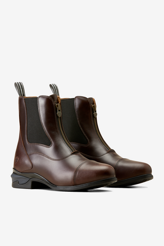 Rijschoenen Devon Zip Heren Waxed Chocolate
