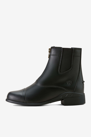 Chaussures d'équitation Scout Zip Paddock Junior Noir