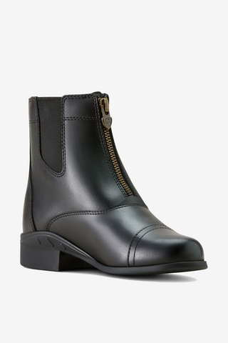 Chaussures d'équitation Scout Zip Paddock Junior Noir
