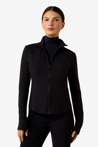 Trui SolVeil Full Zip Zwart