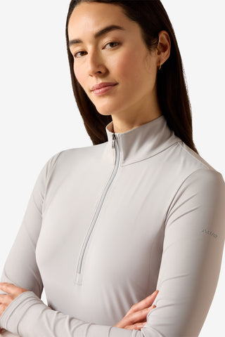 Ariat Solveil 1/2 Zip LS Show Grey