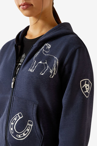 Spiffy Junior Hoodie Navy