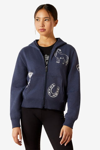 Spiffy Junior Hoodie Navy