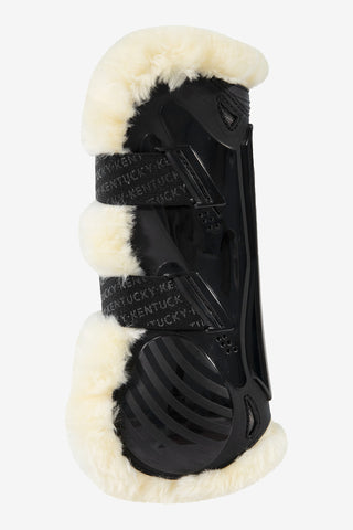 Bamboo Tendon Boots Sheepskin Black