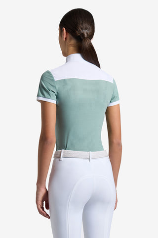 Chemise de concours perforée Junior Vert menthe