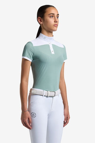 Geperforeerd Wedstrijdshirt Junior Mintgroen