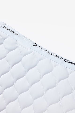 CT Circular Quilt Jersey Dress Blanc