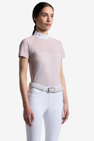 Competition Polo Perforated Violet Ice