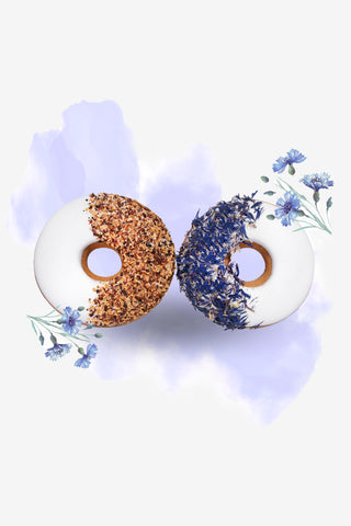 Friandises pour chevaux Donuts Rose Hip & Cornflower lot de 2