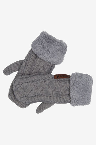 Gestrickte Fäustlinge