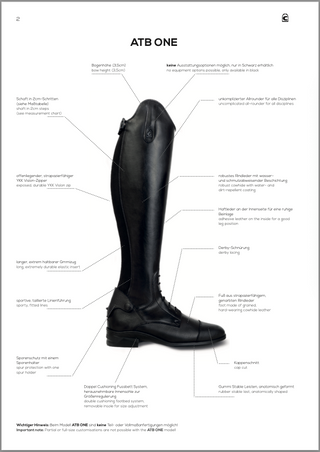 ATB One Bottes d'équitation 54-37