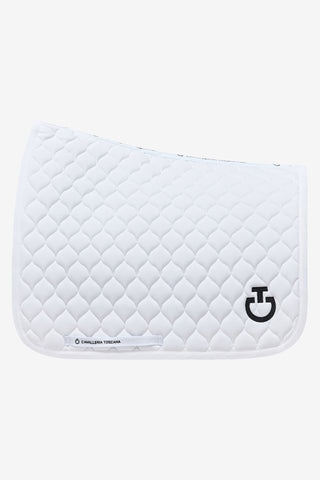 CT Circular Quilt Jersey Dress Blanc