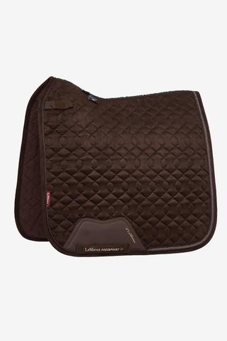 Crystal Suede Tapis de Dressage Marron