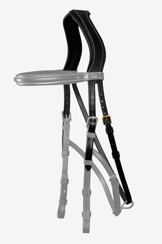 Hackamore Genickstück Dyón Collection Schwarz