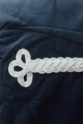 Couverture Polaire Lourde Marine