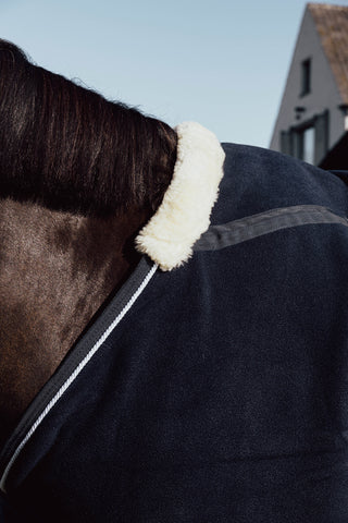 Couverture Polaire Lourde Marine