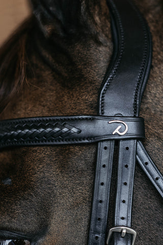 Hoofdstel Gevlochten Pullback New English Zwart