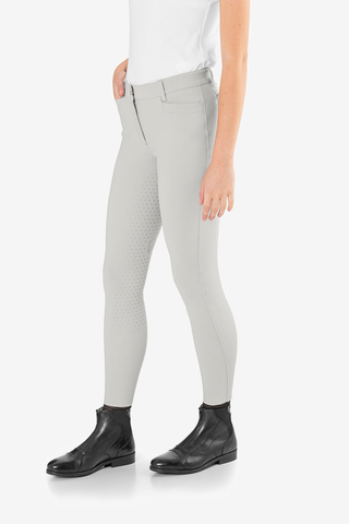 Pantalon d'équitation Full Grip Gris