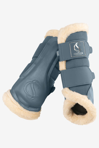 Eskadron Fauxfur Boots Steel Blue