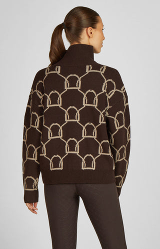 Pull Tricoté Heritage Black Truffle