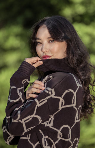 Pull Tricoté Heritage Black Truffle