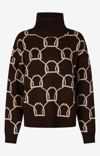 Pull Tricoté Heritage Black Truffle