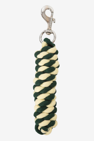 Longe Coton 2m Vert Forêt/Crème