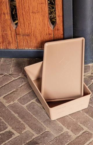 Grooming Deluxe Foderboks med låg Beige 3,5L