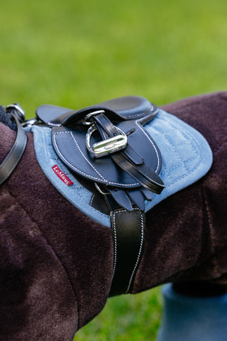 Tapis de selle pour cheval jouet Ice Blue
