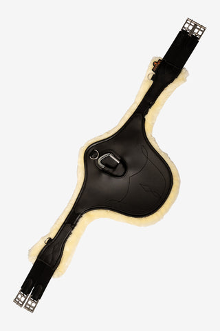 Anatomisk Stud Magplatta Fårskinn Svart